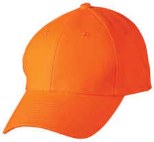 BARRIO structured baseball caps Orange