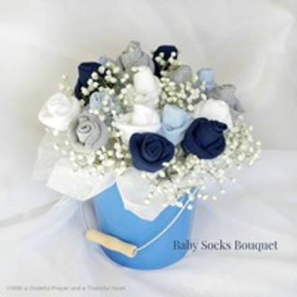 DIY Baby Socks Bouquet!