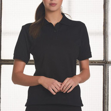 Shop Ladies Poly/Cotton Delux Short Sleeve Polo Shirt