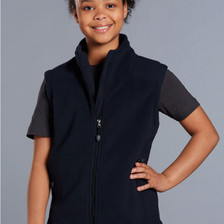 Buy Kids bonded polar fleece vests